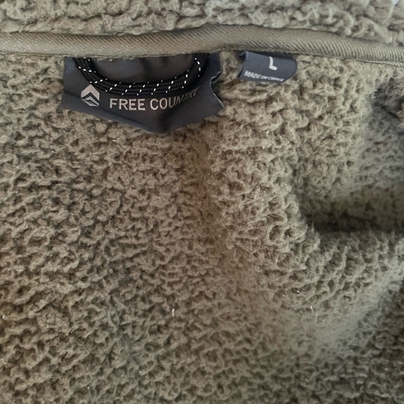 Free Country Olive Teddy Jacket - Picture 2 of 2